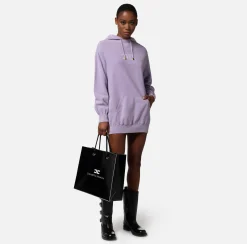 Elisabetta Franchi Abiti^Abito Felpa In Cotone Stone Wash