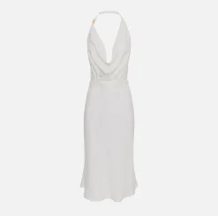 Elisabetta Franchi Abiti^Abito Midi In Viscosa Jacquard Con Scollatura Sulla Schiena