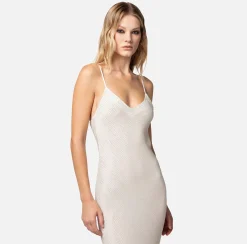 Elisabetta Franchi Abiti^Abito Red Carpet In Georgette Ricamata