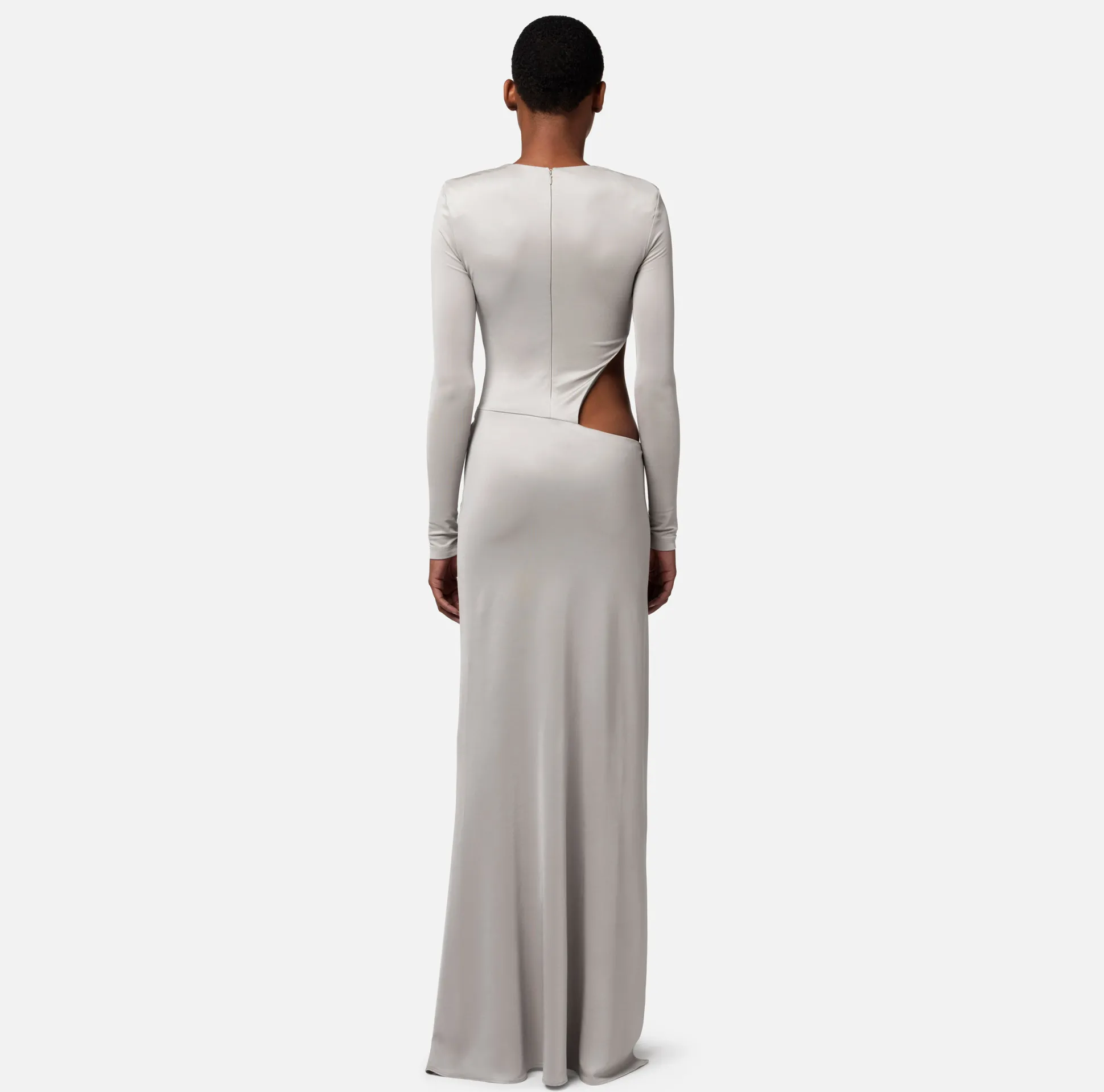 Elisabetta Franchi Abiti^Abito Red Carpet In Jersey Con Moschettone