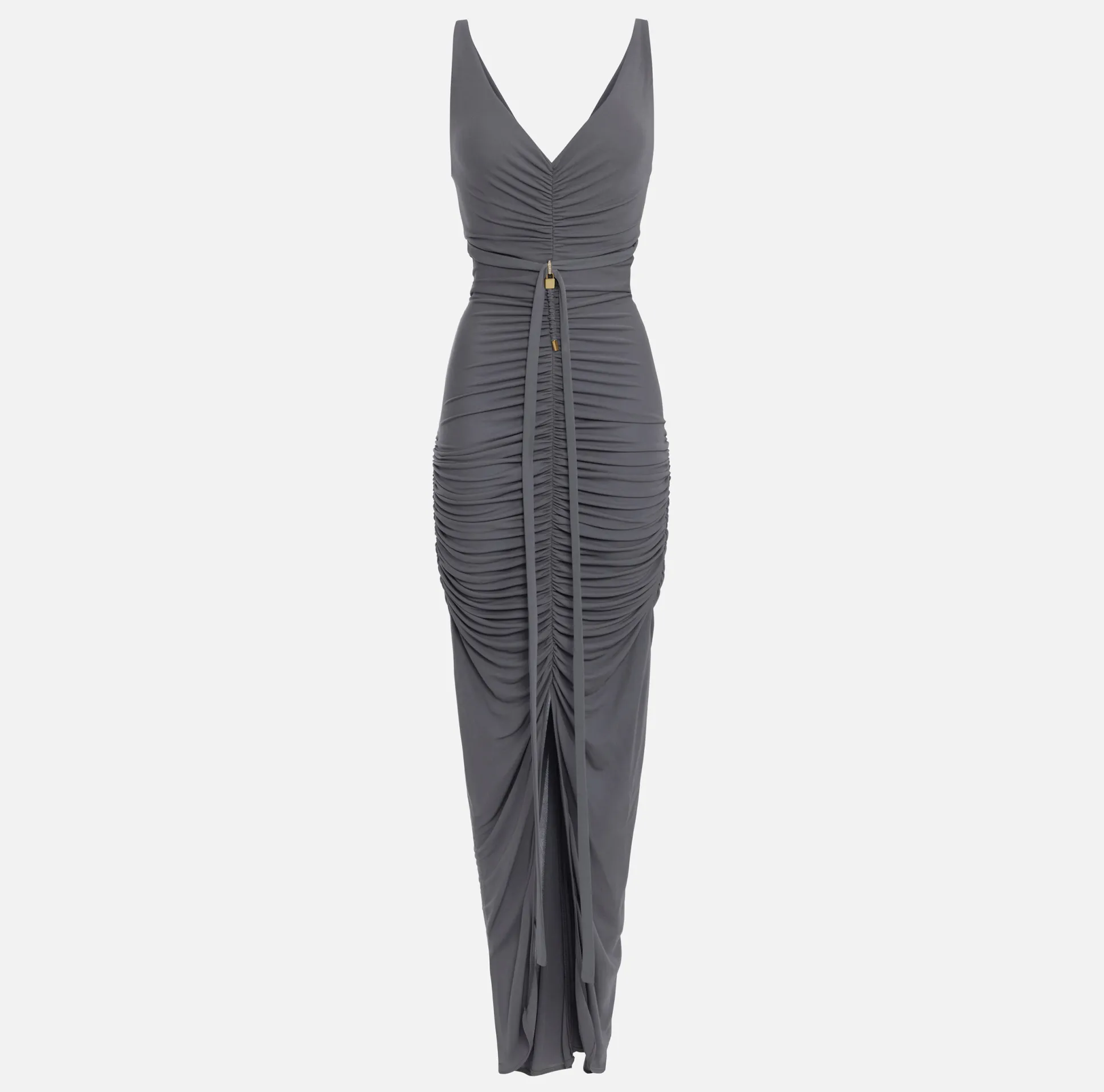 Elisabetta Franchi Abiti^Abito Red Carpet In Jersey Drappeggiato Con Piercing