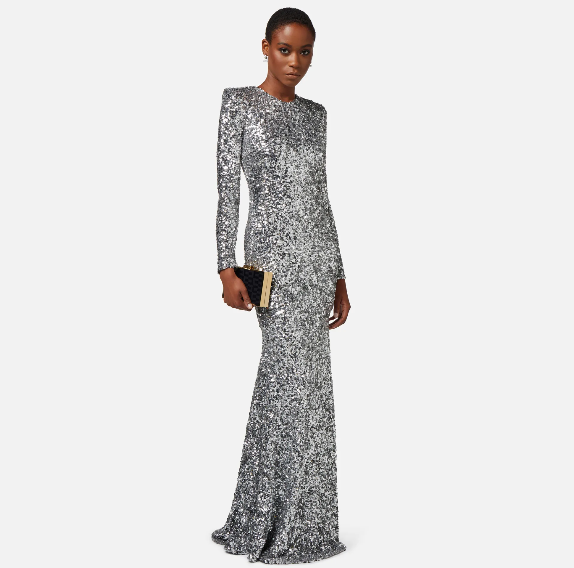 Elisabetta Franchi Abiti^Abito Red Carpet In Paillettes