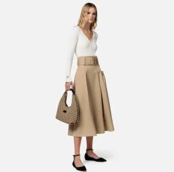 Elisabetta Franchi Top, T-Shirt & Body^Body A Maniche Lunghe In Maglia A Coste