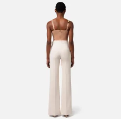 Elisabetta Franchi Top, T-Shirt & Body^Body In Crepe Con Fiocchi In Raso