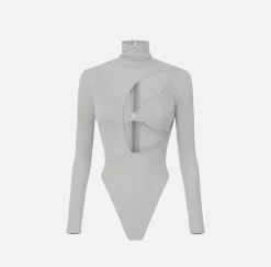Elisabetta Franchi Top, T-Shirt & Body^Body In Jersey Con Cut Out E Reggiseno