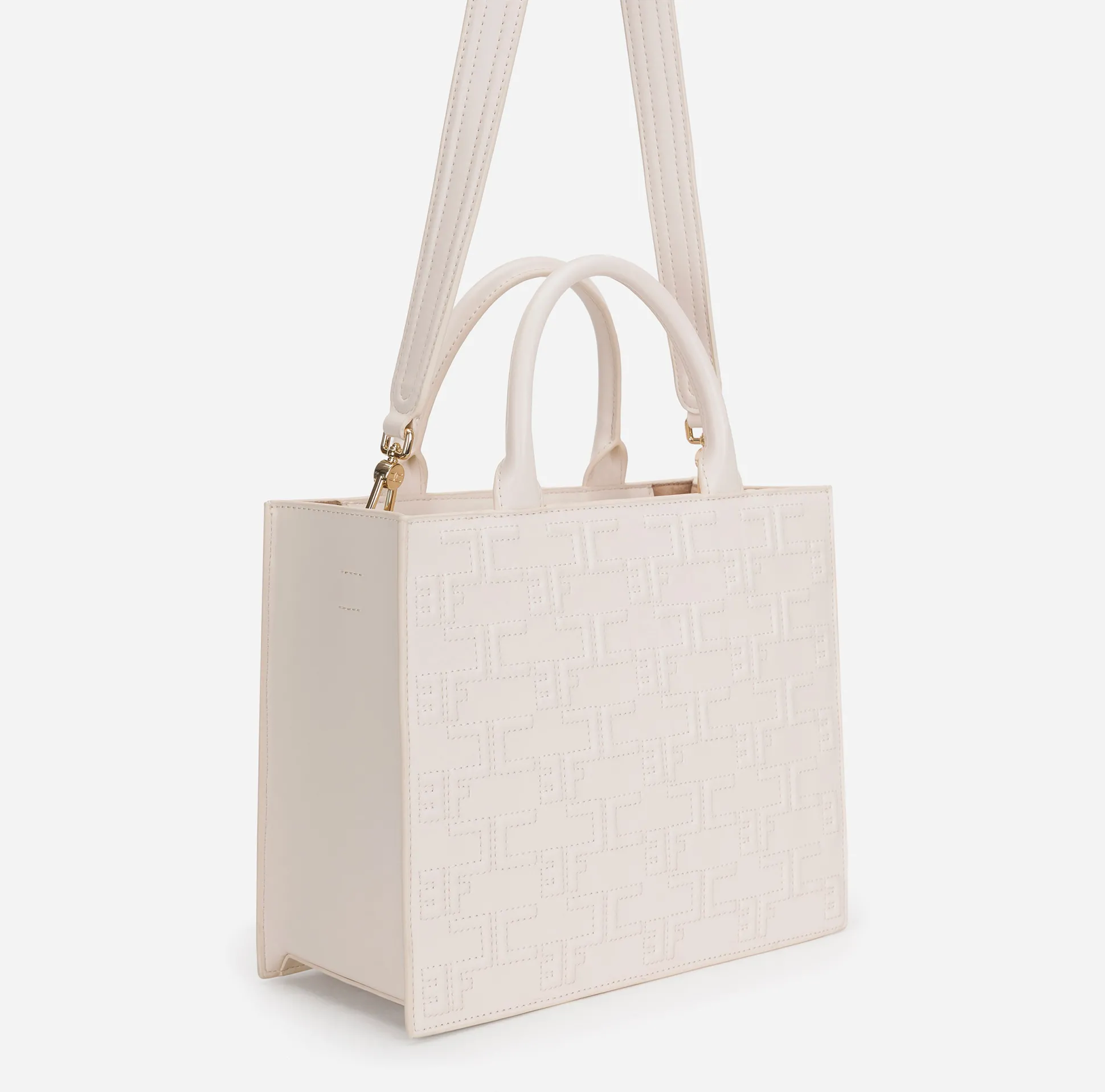 Elisabetta Franchi Borse A Mano^Bold Monogram Medium Shopper