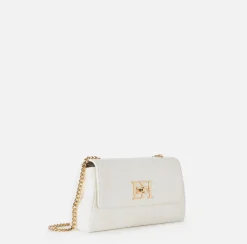 Elisabetta Franchi Borse A Tracolla^Borsa A Spalla In Rafia Jacquard