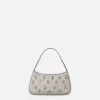 Elisabetta Franchi Borse A Spalla^Borsa A Spalla In Tweed Lurex Con Lettering Di Strass