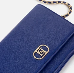 Elisabetta Franchi Borse A Tracolla^Borsa A Tracolla Con Logo In Metallo