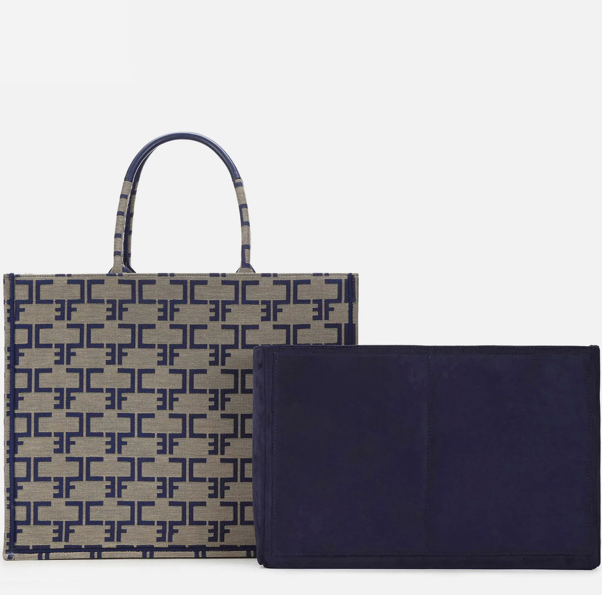 Elisabetta Franchi Borse A Mano^Borsa Monogram Grande Con Organizer