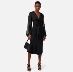 Elisabetta Franchi Camicie E Bluse^Camicia In Voile Di Seta Con Fusciacca