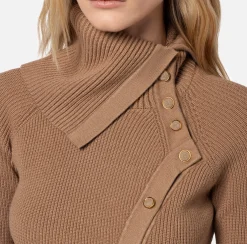 Elisabetta Franchi Maglieria E Felpe^Cardigan In Viscosa Con Abbottonatura Asimmetrica