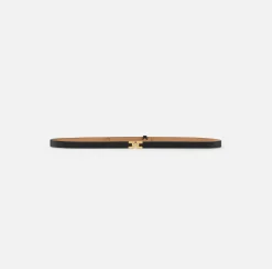 Elisabetta Franchi Mostra Tutti^Cintura Sottile In Pelle Con Logo