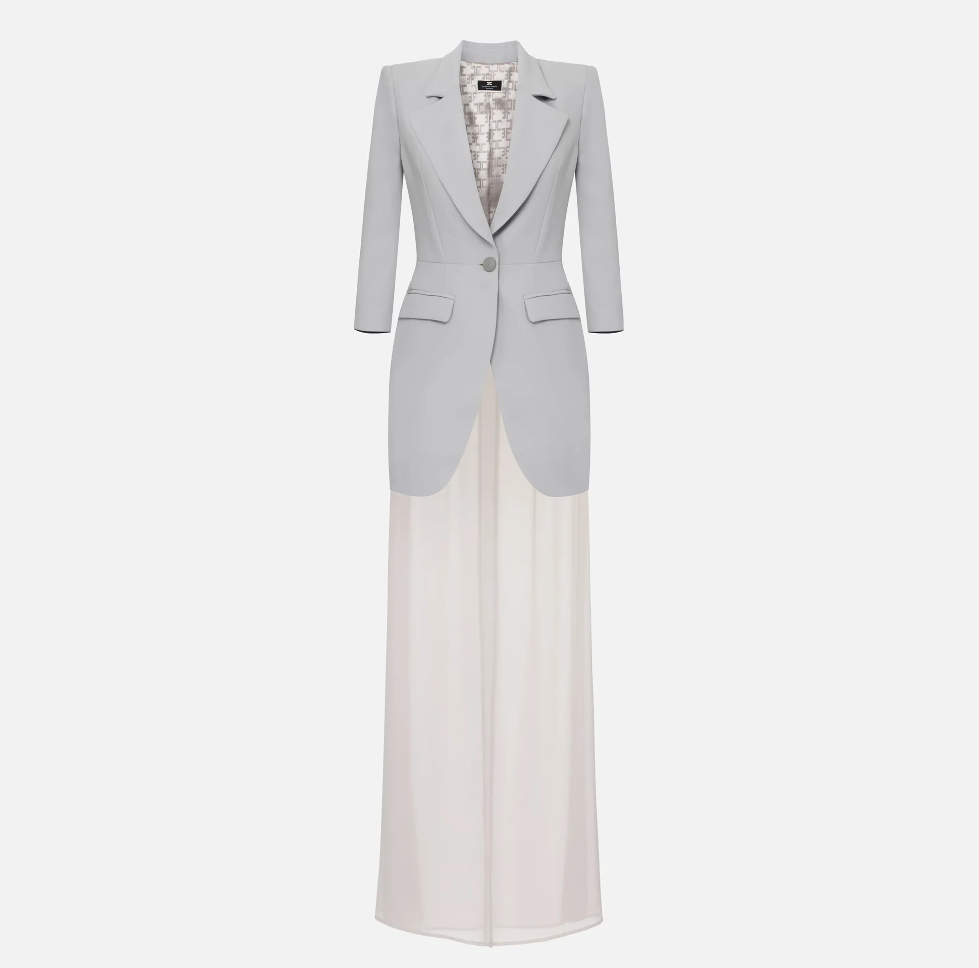 Elisabetta Franchi Abiti^Completo Giacca In Crepe E Gonna In Georgette