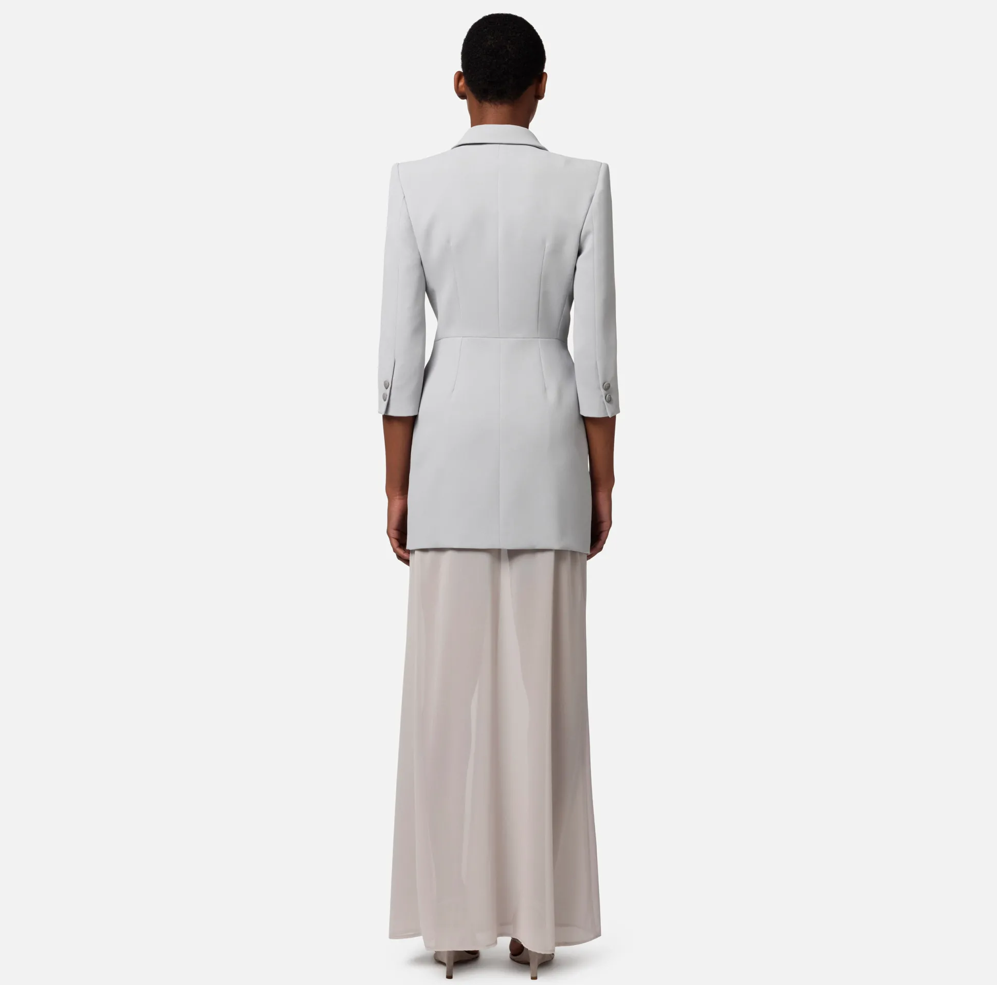 Elisabetta Franchi Abiti^Completo Giacca In Crepe E Gonna In Georgette