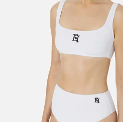 Elisabetta Franchi Beachwear^Costume A Due Pezzi Con Logo Ricamato