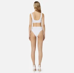 Elisabetta Franchi Beachwear^Costume A Due Pezzi Con Logo Ricamato