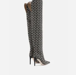 Elisabetta Franchi Stivali^Cuissardes Monogram