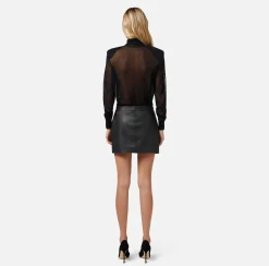 Elisabetta Franchi Maglieria E Felpe^Dolcevita In Viscosa Con Spalline