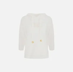 Elisabetta Franchi Maglieria E Felpe^Felpa In Cotone Boucle Con Logo