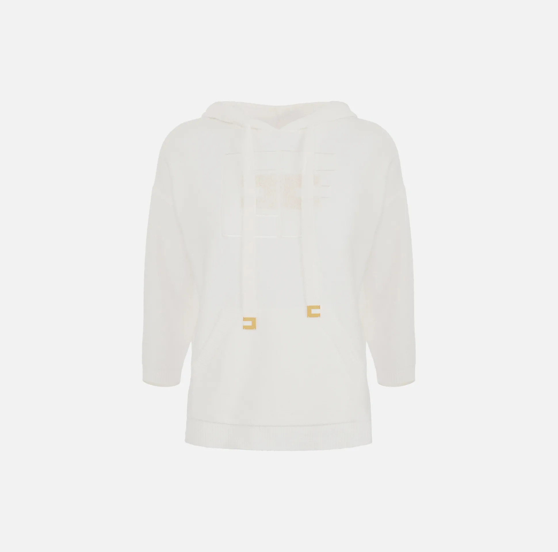 Elisabetta Franchi Maglieria E Felpe^Felpa In Cotone Boucle Con Logo