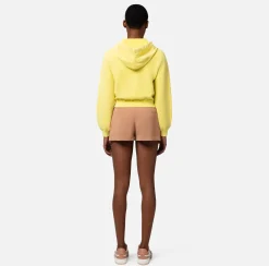 Elisabetta Franchi Maglieria E Felpe^Felpa In Cotone Stone Wash Con Cappuccio