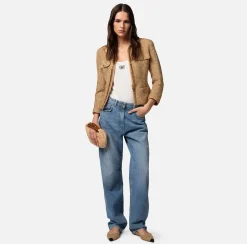 Elisabetta Franchi Giacche & Trench^Giacca Cropped In Tweed Lurex Con Catena