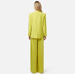Elisabetta Franchi Giacche & Trench^Giacca Doppiopetto In Crepe Con Revers In Raso