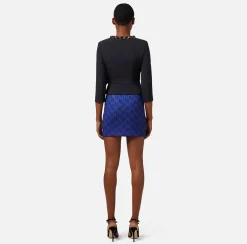 Elisabetta Franchi Giacche & Trench^Giacca In Crepe Con Catena Foulard