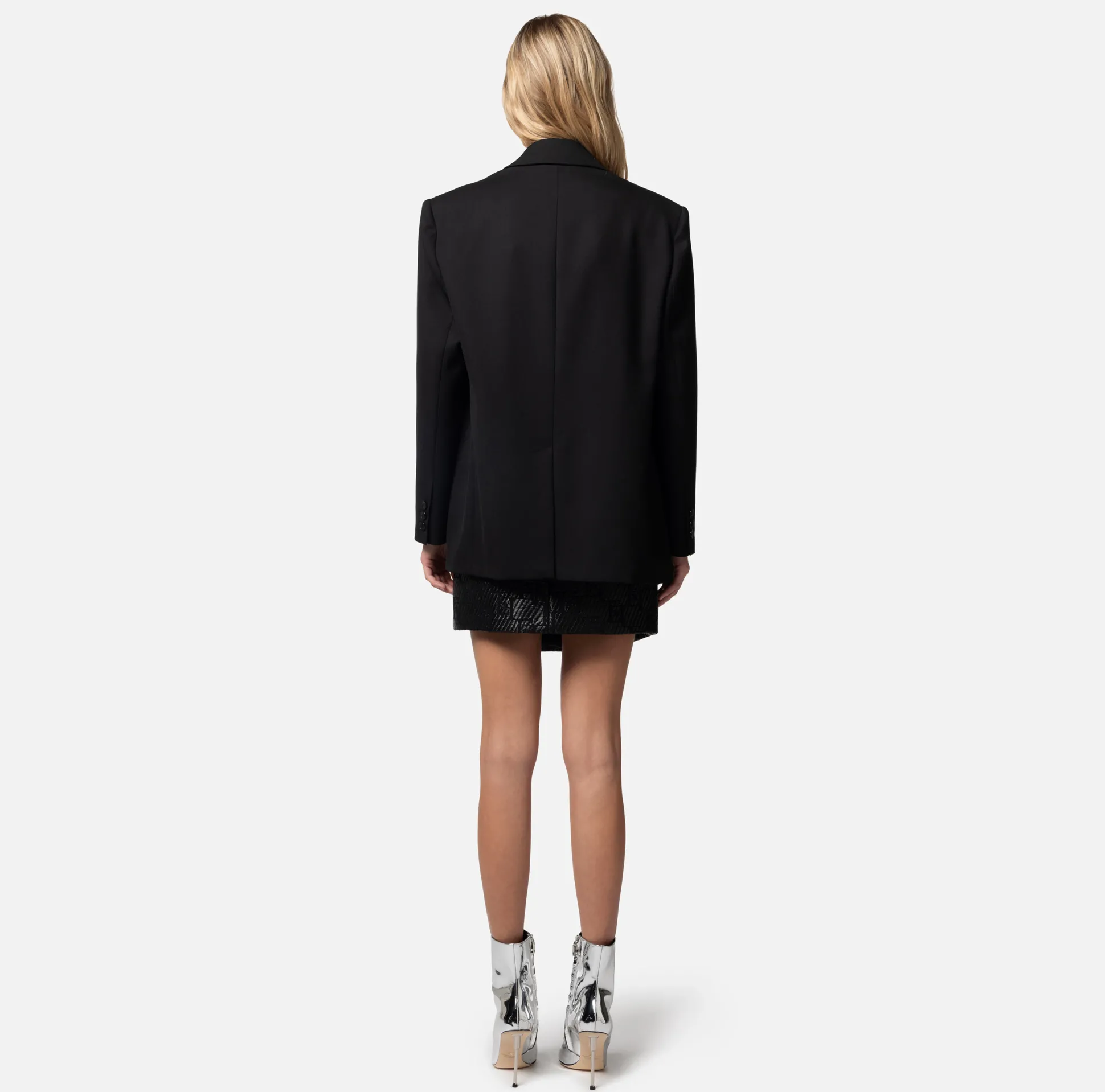 Elisabetta Franchi Giacche & Trench^Giacca In Fresco Lana Con Patte