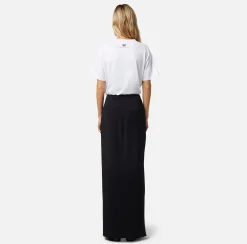 Elisabetta Franchi Gonne^Gonna Lunga In Crepe Leggero Con Spacco Laterale