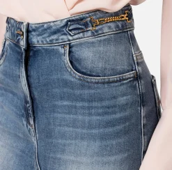 Elisabetta Franchi Gonne^Gonna Lunga In Denim