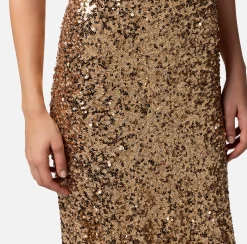 Elisabetta Franchi Gonne^Gonna Lunga In Tulle Con Pailettes
