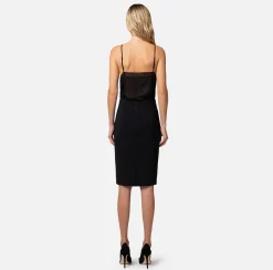 Elisabetta Franchi Gonne^Gonna Midi In Crepe Leggero