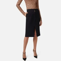 Elisabetta Franchi Gonne^Gonna Midi In Crepe Leggero