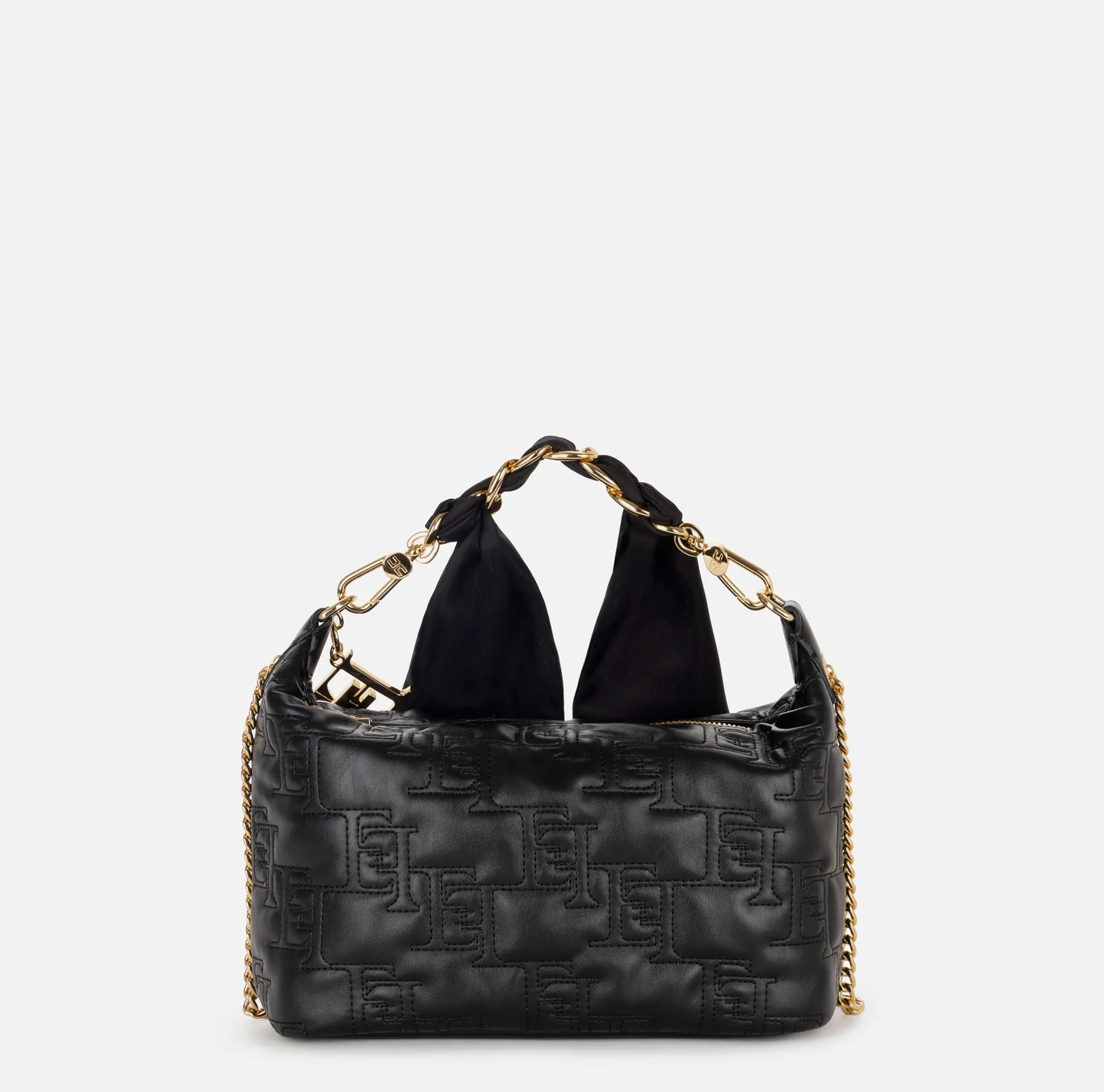 Elisabetta Franchi Borse A Mano^Hobo Piccola Con Catena Foulard