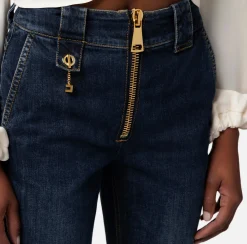 Elisabetta Franchi Jeans^Jeans A Zampetta Con Zip