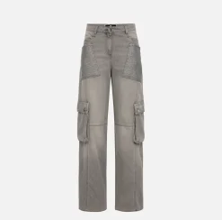 Elisabetta Franchi Jeans^Jeans Cargo Con Tasche In Tweed