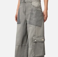 Elisabetta Franchi Jeans^Jeans Cargo Con Tasche In Tweed