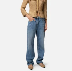 Elisabetta Franchi Jeans^Jeans Gamba Dritta Con Ricamo
