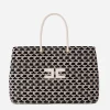 Elisabetta Franchi Borse A Spalla^Madame Monogram Shopper Con Logo