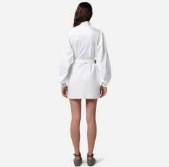 Elisabetta Franchi Abiti^Miniabito Camicia In Popeline Di Cotone