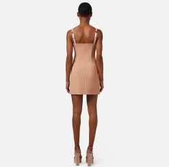 Elisabetta Franchi Abiti^Miniabito In Crepe Con Fiocchi