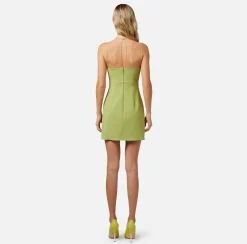 Elisabetta Franchi Abiti^Miniabito In Crepe Stretch Con Scollo A Goccia