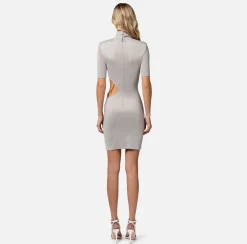Elisabetta Franchi Abiti^Miniabito In Jersey Di Viscosa Con Oblo