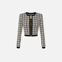 Elisabetta Franchi Maglieria E Felpe^Mini Cardigan In Viscosa Jacquard