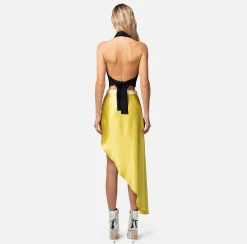 Elisabetta Franchi Gonne^Minigonna In Crepe Con Drappeggio