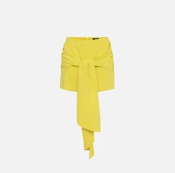 Elisabetta Franchi Gonne^Minigonna In Crepe Con Nodo