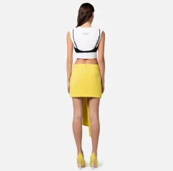 Elisabetta Franchi Gonne^Minigonna In Crepe Con Nodo