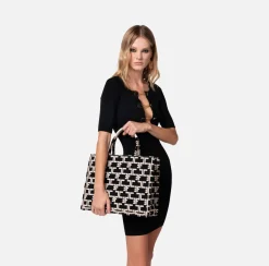 Elisabetta Franchi Borse A Mano^Monogram Tote Medium